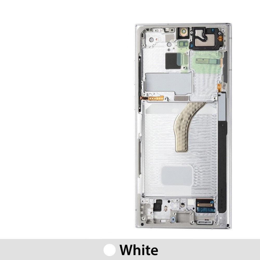 Samsung Galaxy S22 Ultra 5G S908B OLED Screen Replacement-White Samsung Galaxy S22 Ultra 5G S908B OLED Screen Replacement-White